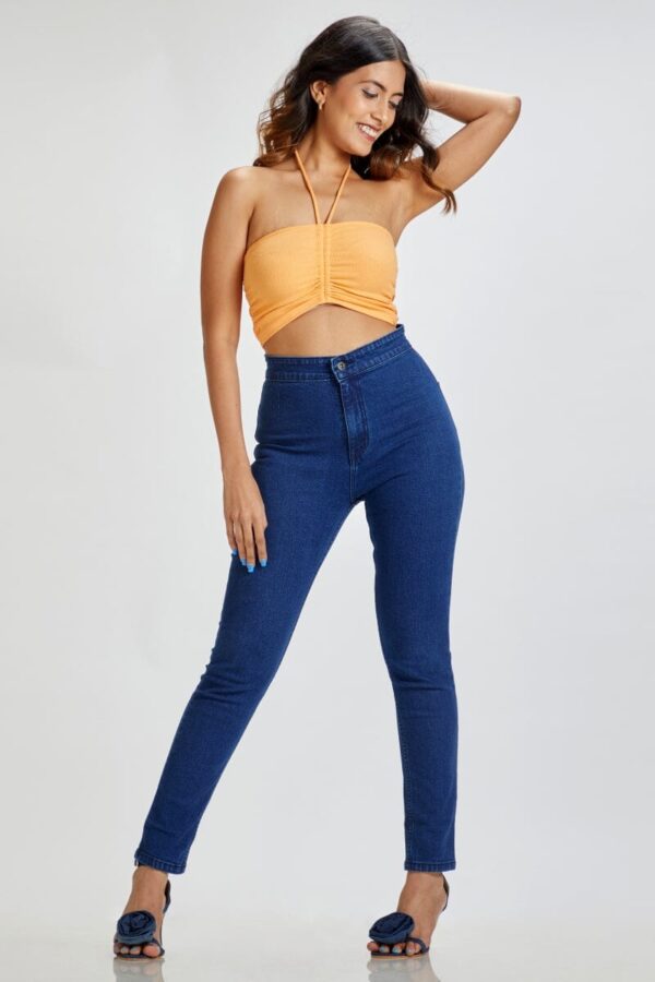 Skinny High-Waisted Jeans